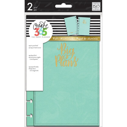 Happy Planner Mini Snap-In Hard Planner Cover 7.5"X5.5" - Turquoise Big Plans