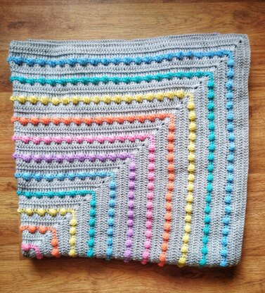 Spiral Bobble Blanket