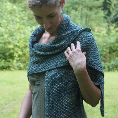 Lizard Skin Shawl - knitting pattern