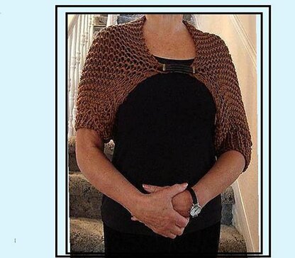 627 KNIT SHRUG, WOMEN'S CARDIGAN SWEATER