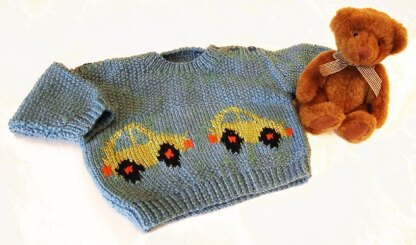 Baby Sweater with motif
