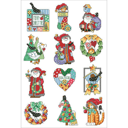 Country Folk Ornaments - PDF