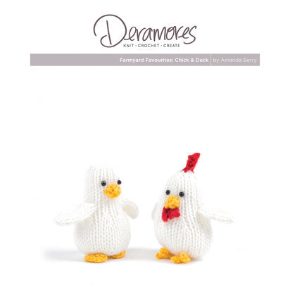 Deramores Farmland Favourites Chick and Duck in Deramores Studio DK - Downloadable PDF