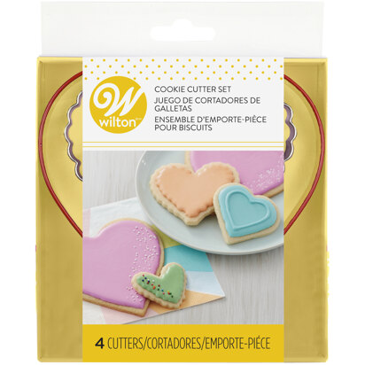 Wilton Nested Hearts Cookie Cutter Set, 4-Piece