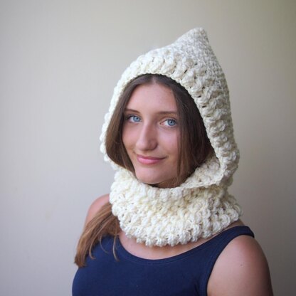 Pixie Hooded cowl neckwarmer