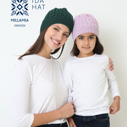 Ida Hat - Knitting Pattern in MillaMia Naturally Soft Merino