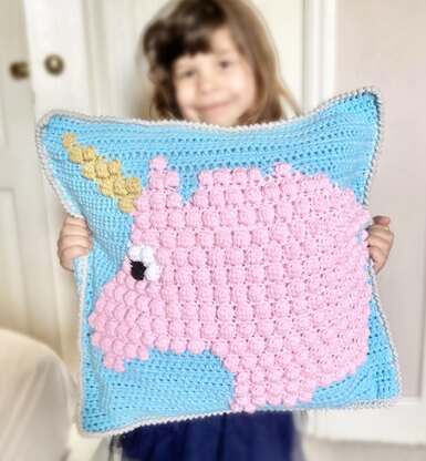 Unicorn Bobble Pillow