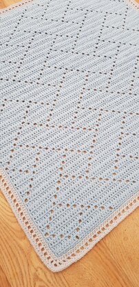 Slanted Weave Block Blanket - US Terms
