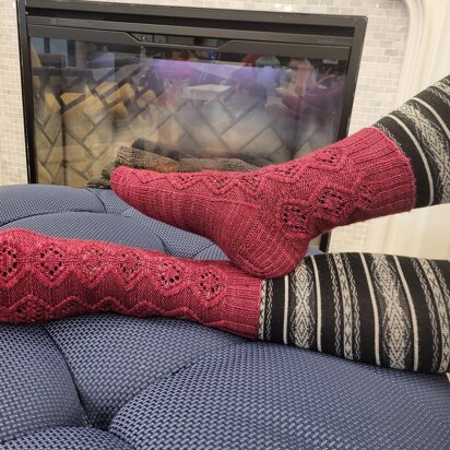 Lady Aston Sock - knitting pattern