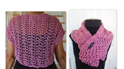 #yt Lightweight Fishnet Summer Shrug