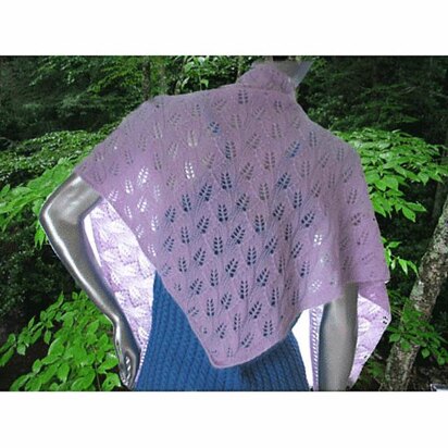 Twin Leaf Shawl