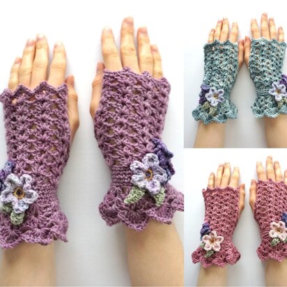 Floral Lace Hand Warmers