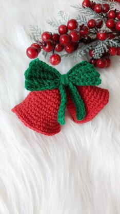 Christmas bells ornament easy crochet pattern