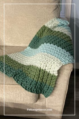 Hudson Soft and Bulky Baby Blanket Crochet Pattern