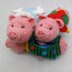 PDF Knitting Pattern DK Pigs in Blankets Christmas Decoration Gift Bag Toy Gift Charity knit EASY Christmas Eve Box Chocolate Selection Box