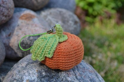 Amigurumi pumpkin toy