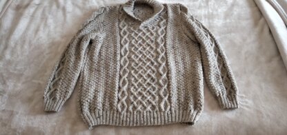 men's chunky knit jumper