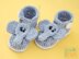 Jeffery Elephant Baby Booties