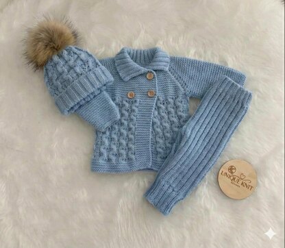 "Poinsettia" Coat set