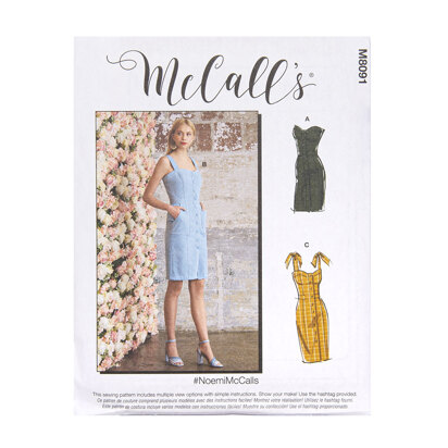 McCall's Misses' Dresses M8091 - Sewing Pattern