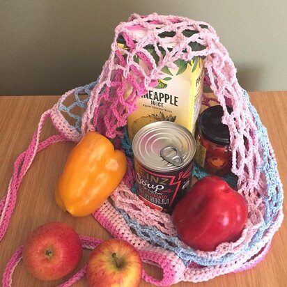 Crochet Market Grocery Bag