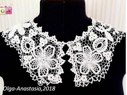 Lace vintage detachable collar