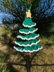 Flat Christmas Tree Ornament
