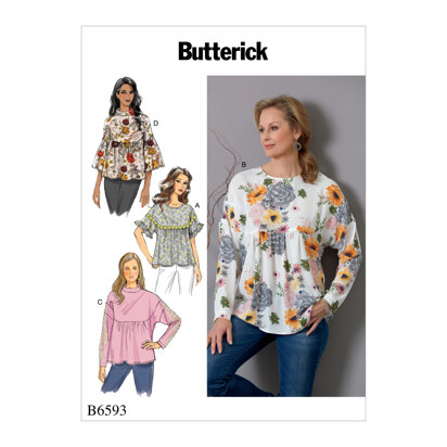 Butterick Misses' Top B6593 - Sewing Pattern