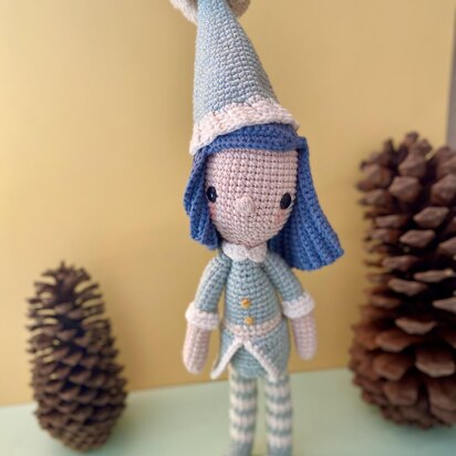 Diega the elf - Crochet pattern/amigurumi