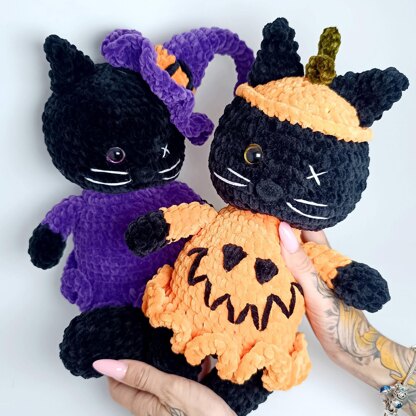 Amigurumi cat halloween