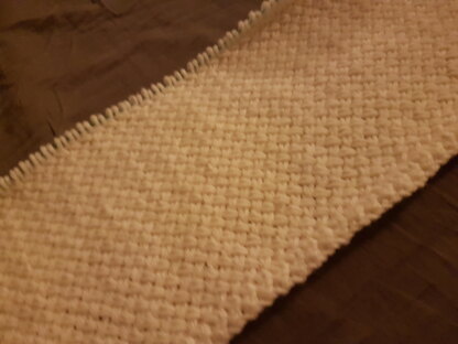 Baby Blanket: Diagonal Basket weave stitch