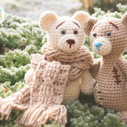 Classic Mini Teddy Bear Amigurumi Toy