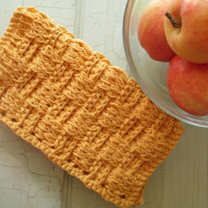 Basket Weave Dishcloth