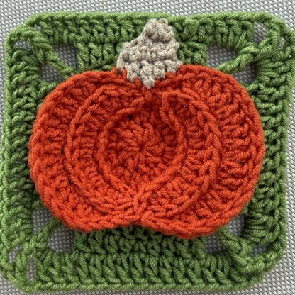 Pumpkin Granny Square