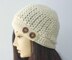 Slouch Hat with Buttons