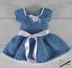 Crochet Alice in Wonderland Baby Dress