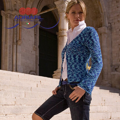 Ponza Cardigan in Adriafil Swing