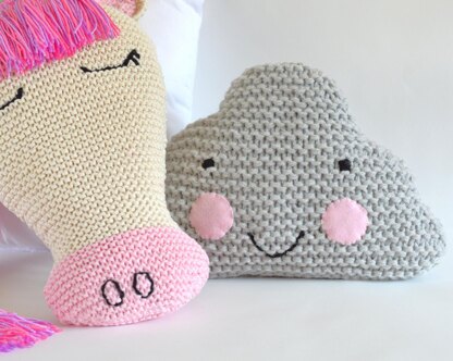 Unicorn and Cloud Pillows