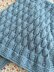 Blue Beehive Baby Blanket
