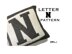 Letter Bold N Pillow