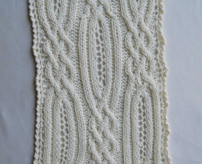 Blantrey Cable Lace Scarf