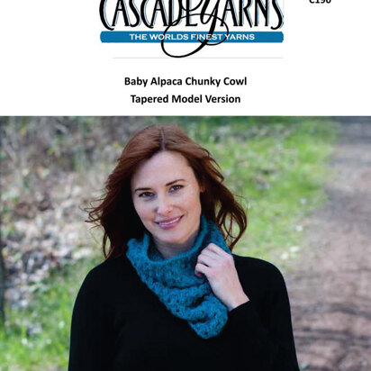 Cowl Neck Wrap in Cascade Baby Alpaca Chunky - C190