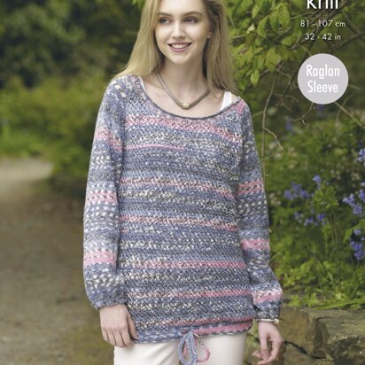 Sweaters in King Cole Drifter DK - 4957 - Downloadable PDF