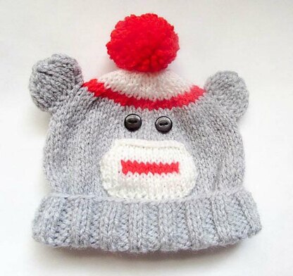 Monkey Baby Beanie Hat