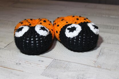Ladybug Baby Slippers