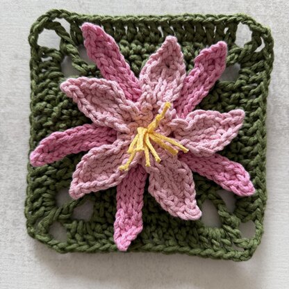 Grewia Flower Granny Square