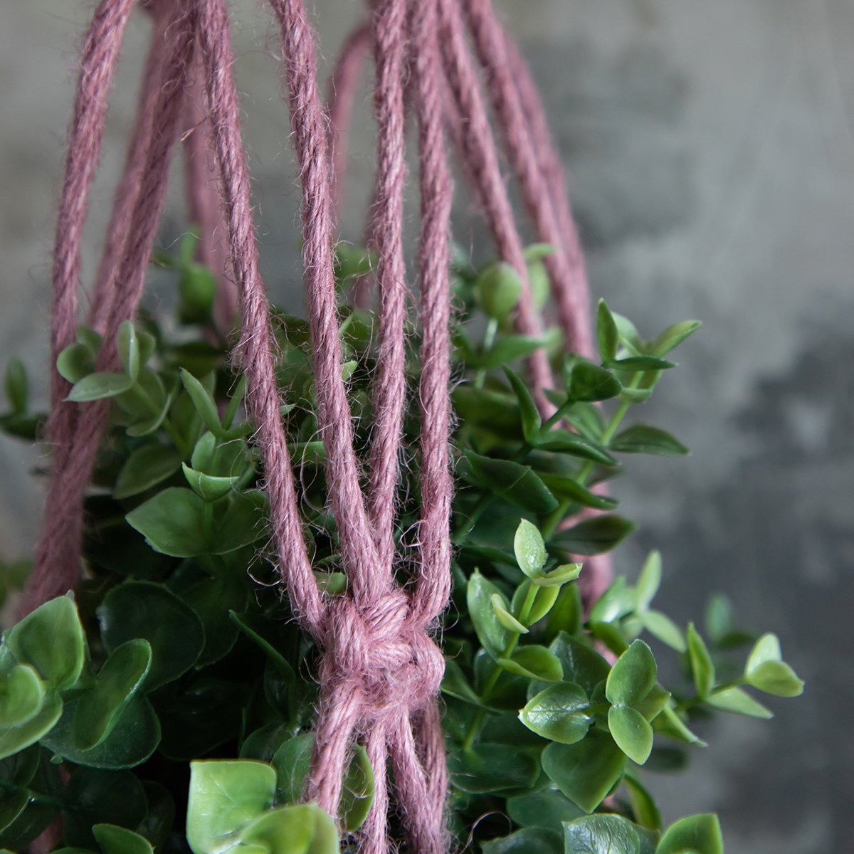 Hoooked Macrame Hanging Basket - view 2