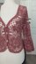 Rosewood Petals Crochet Blouse