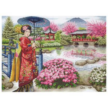 Anchor The Japanese Garden Cross Stitch Kit - 30cm x 40cm