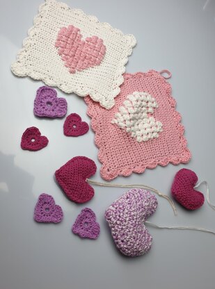 Valentines heart set